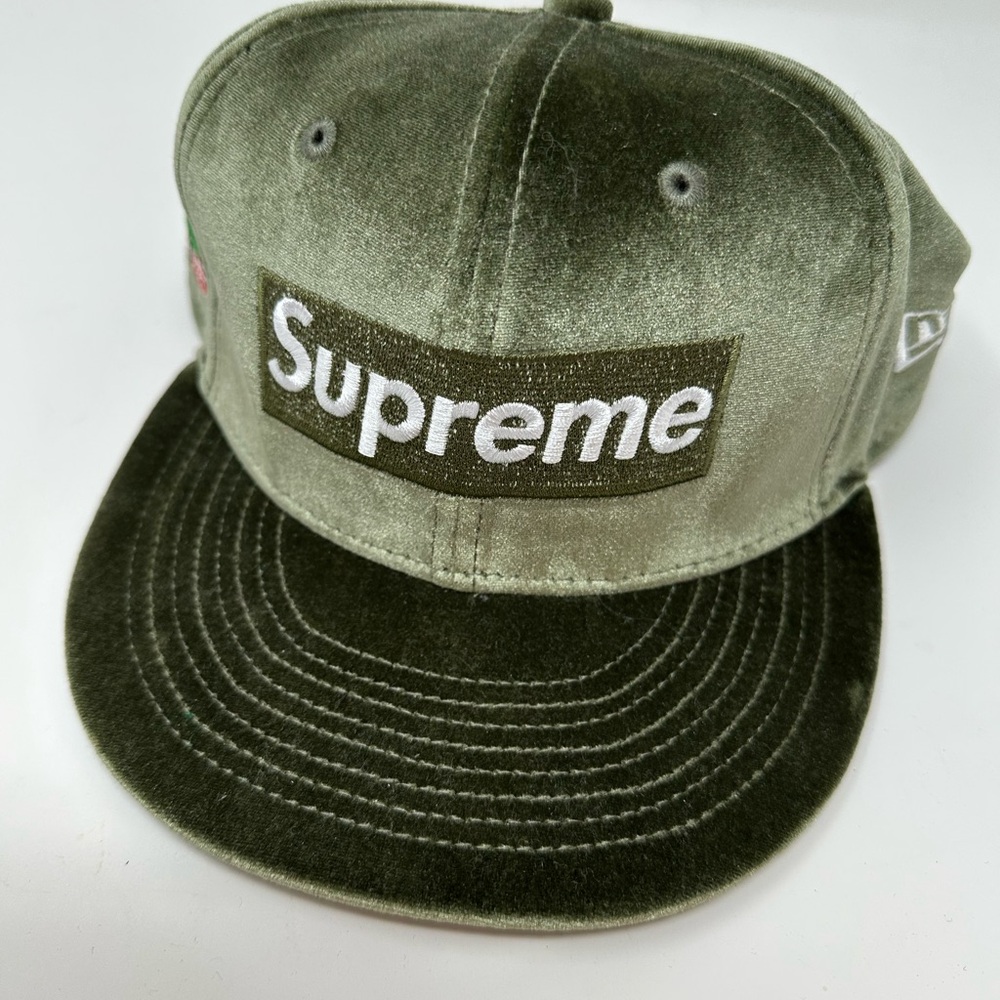 Supreme Olive and Black Hat